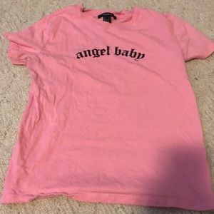 Pink Angel baby T-shirt